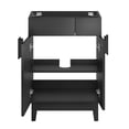 thumbnail image 6 of Vanity Cabinet (Sink not included), Black, Melamine Wood , Hotel Bedroom Bathroom, Modern Contemporary HB36063, 6 of 9