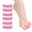 Pink, variant on 3 Pairs Gel Toe Separators to Correct Bunion, Bunion Corrector for Women Men Toe Spacers Hammer Toe Straightener Big Toe Stretcher (White)