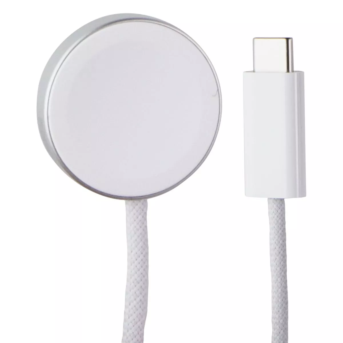 Restored 20 Pack Apple (1m / 3.3-Ft) Watch Magnetic Fast Charger to USB-C Braided Cable - White (A2515) (Refurbished)