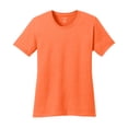 thumbnail image 5 of Ladies Core Cotton Tee Neon Orange M, 5 of 6