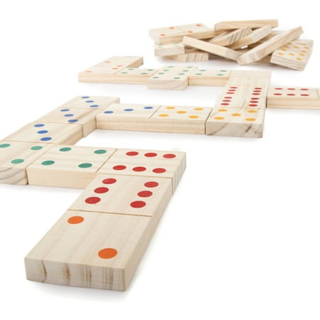 Hey! Play! - Giant Wooden Dominoes Set