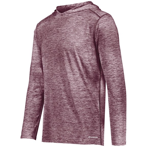Holloway Sportswear M Electrify Coolcore® Hoodie Maroon Heather 222589