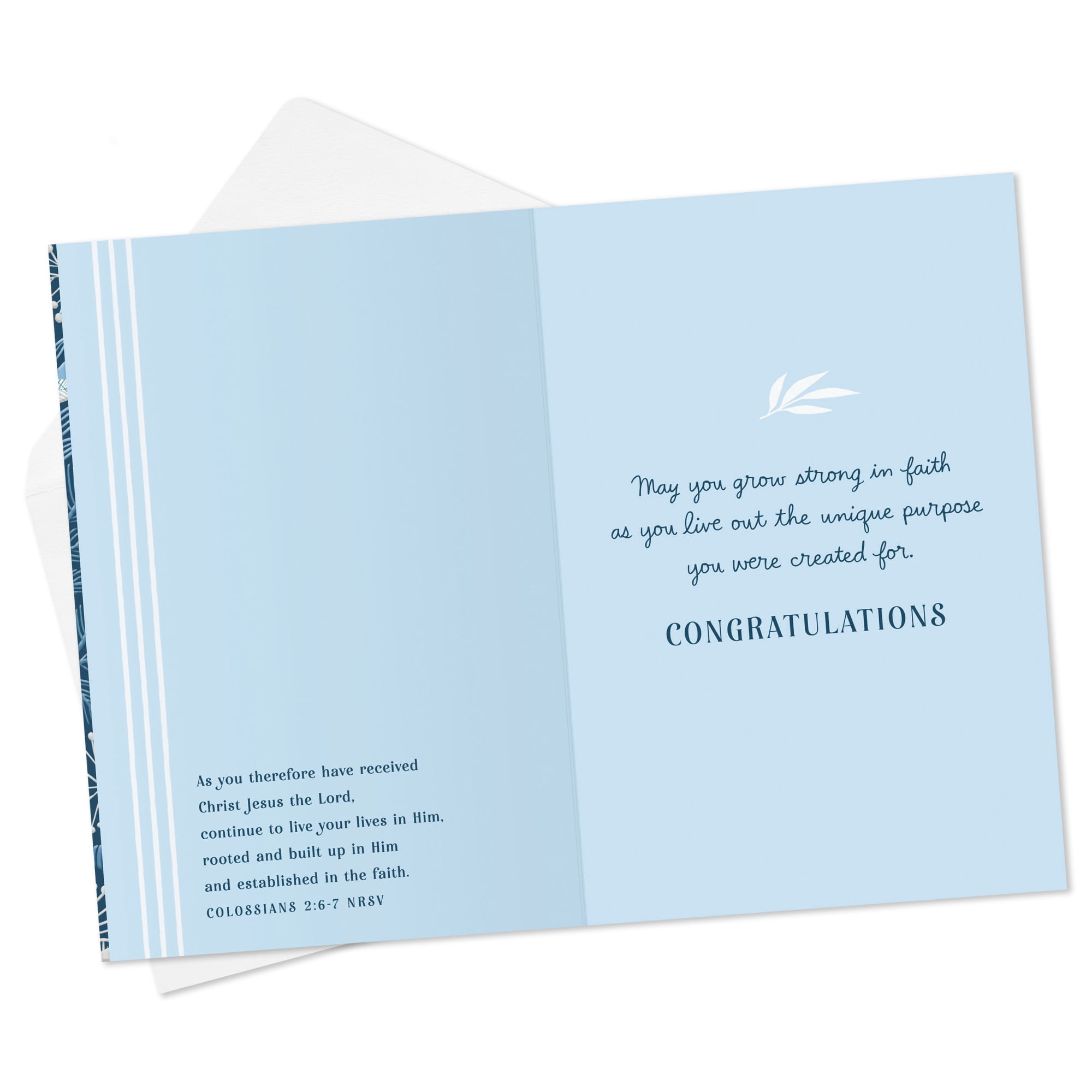 DaySpring Religious Confirmation Card (May You Grow Strong in Faith)