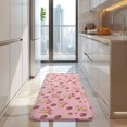 thumbnail image 4 of Strawberry Plants Fruit Cow Milk Kitchen Rug Mat,Kitchen Runner Rugs Non Skid Washable,Decorative Kitchen Floor Mats for Kitchen,Sink,Laundry,17"x47.2", 4 of 7