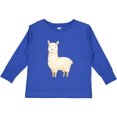 thumbnail image 3 of Inktastic Cute Lil' Alpaca Boys or Girls Long Sleeve Toddler T-Shirt, 3 of 5