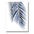 thumbnail image 2 of Designart Blue Palm Leaves Abstract Tropical Branches Canvas Wall Art, 2 of 4