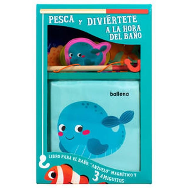 Libro Libro Para Bebes: Pesca Y Diviertete A La Hora Del Baño Ballena Tapa Blanda, Autor Jo Dupre Bvba (yoyo Books), Editorial Jo Dupre (yoyo Books)