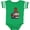 Football Green and White, variant on Inktastic 2nd Birthday Fire Truck Boys or Girls Baby Bodysuit