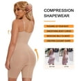 thumbnail image 3 of MANIFIQUE Shapewear for Women Tummy Control Full Bust Body Shaper Bodysuit Butt Lifter Thigh Slimmer, 3 of 7