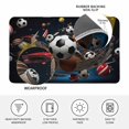 thumbnail image 4 of Sports Doormat Outdoor Entrance 16"x24", Football Basketball Baseball Ball Games Absorb Moisture Dirt Door Mats, Non-Slip Rubber Backing Floor Mats Indoor, Low-Profile Front Door Rugs, 4 of 9