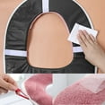 thumbnail image 4 of Rawiri Funda para asiento de inodoro, almohadillas más gruesas y suaves para calentador de baño, funda para asiento de inodoro, almohadilla lavable, 4 of 5