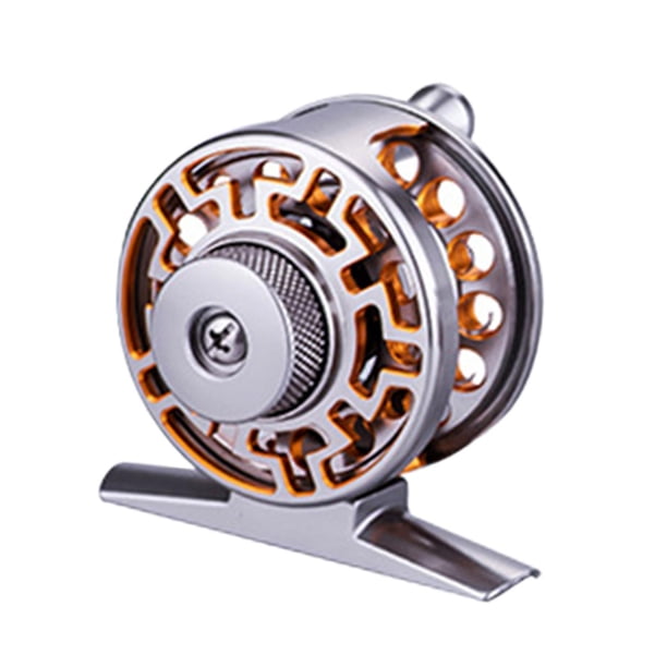 Carrete de pesca con mosca de 3 rodamientos de repuesto, carrete de pesca portátil para pescadores de carpas Diámetro 48cm
