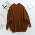 thumbnail image 6 of Fesfesfes Ladies Sweaters Cardigan Long Sleeve Casual Solid Color Outwear Women Coats Long Tops, 6 of 9