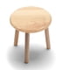 thumbnail image 4 of Silla de madera con asiento redondo, taburete de bar de repuesto, pieza de asiento de madera, 4 of 7