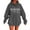 Grey, variant on Yes I'm Cold Hoodies for Women Always Cold Funny Letter Graphic Hooded Sweatshirts Cute Preppy Long Sleeve Drop Shoulder Loose Fit Drawstring Pullover Tops with Pocket Beige M
