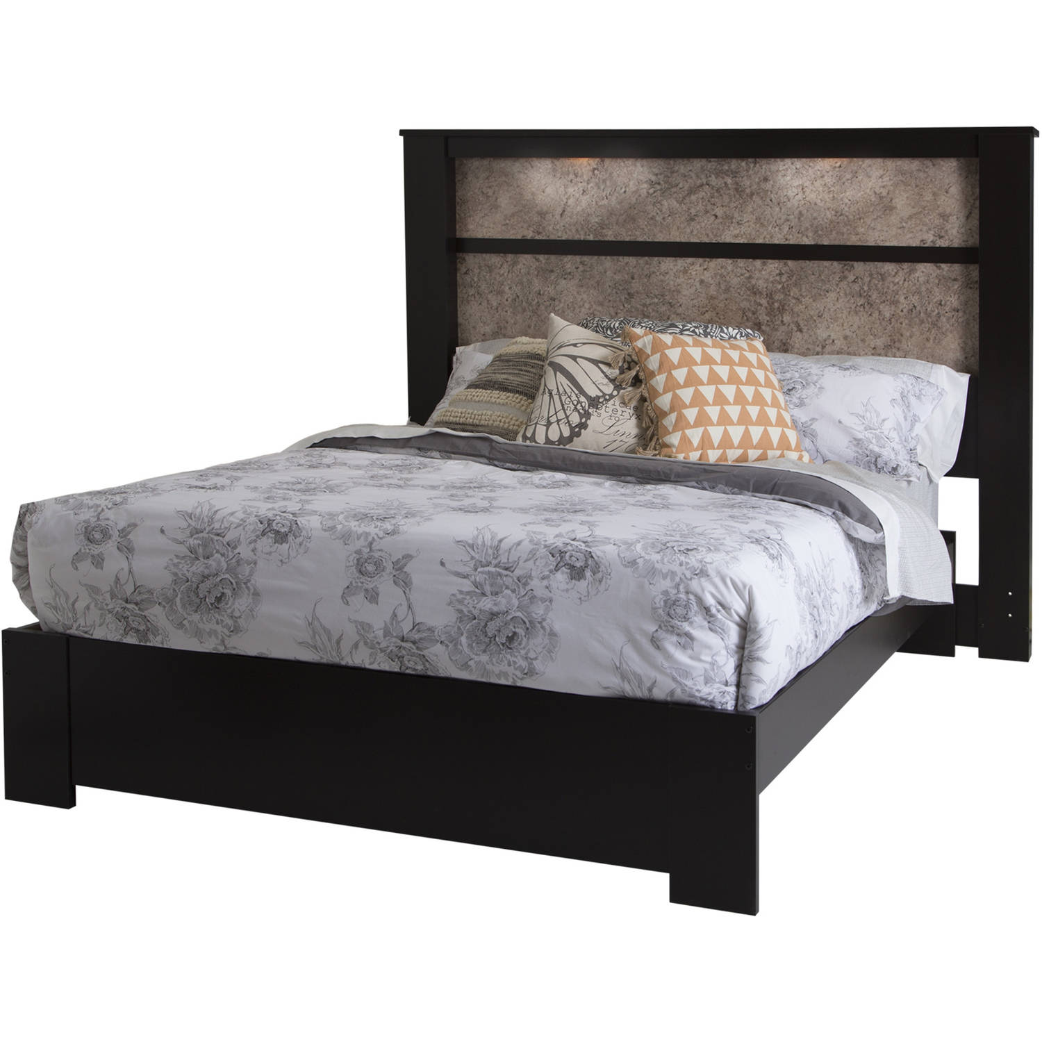 South Shore Gloria King Headboard with Lights, 78