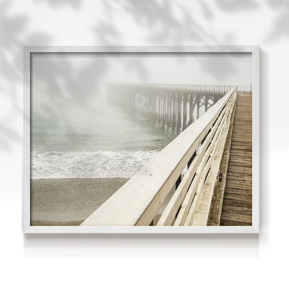 San Simeon Wharf by Danita Delimont - Restickable Framed Giclée Print
