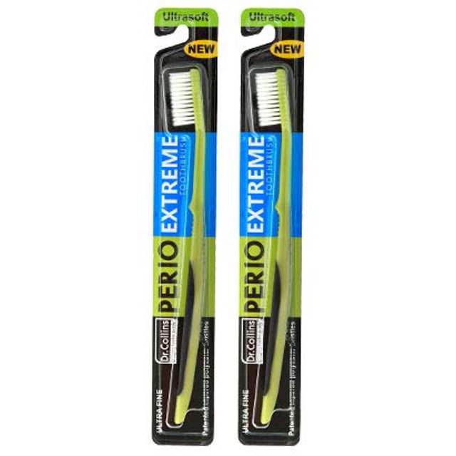 Cepillo de dientes Dr. Collins Perio Extreme Ultra Soft Pack de 2