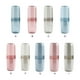 thumbnail image 5 of Injueey Estuche para cepillos de Recipiente portátil para de Plástico sanitario a prueba de polvo diario Soporte simple para Almacenamiento y organización del hogar cuatro tazas-rosa Injueey HA028212-08, 5 of 6