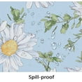 thumbnail image 5 of Daisy Tablecloth, Blue Floral Rectangle Tablecloth, Sunflower Tablecloth, Spring Summer Waterproof Wrinkle Free Durable Rectangle Tablecloth For Rectangle Tables 60 X 84, 60 X 102, 60 X 120 Inch, 5 of 6