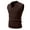 z-Brown245, variant on Men's Sweater Vest Fall Winter Solid Color Relaxed Fit Vest Sleeveless V Neck Jumpser For Cold Weather Casual Daily Wear Leisure Knitwear