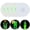Green, variant on LED Light Coaster,4 PCS light up coaster,LED Drink Coasters Bar Beer Beverage Coasters Light Club, Wedding, Bar