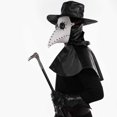 thumbnail image 4 of Máscara de pájaro del Doctor de la peste, pico de nariz larga, Cosplay Steampunk, accesorios de disfraz de Halloween, Material de látex, 4 of 5