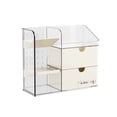 thumbnail image 2 of CaiYueKe Makeup Organizer Drawer Storage Box Adjustable Dividers Vanity Cosmetic Jewelry Organizer Bathroom Countertop Desk Drawer Organizer Plastic Storage Container, 2 of 7