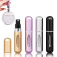 thumbnail image 1 of Atomizador de perfume de 5 ml, recargable, vacío, para viaje, minibotella portátil con ventana para llevar., 1 of 5