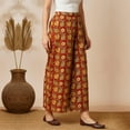 thumbnail image 2 of Globus Women Paisley Printed Flared Slip-On Palazzos, 2 of 6