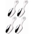 thumbnail image 1 of Less Steel Mini Teaspoon Short S Salt Scoop Spoons For Loose Tea Leaves Beans C Milk Silver4pcs), 1 of 5