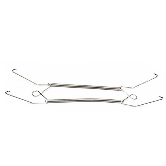 AOQIANLAN 6/8/10/12 Inch Wire Plate Dish Hangers Holder W-shaped Wall Display Decorative Invisible Spring Art Hanging Adjustable Hooks 12inch