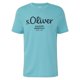 thumbnail image 2 of s.Oliver Camiseta para hombre, pack de 4 - básica, estampado logo, cuello redondo, algodón Azul claro/Azul oscuro/Gris oscuro/Negro XL (X-Large), 2 of 7