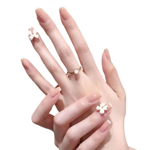 Ruifaya Pegatinas para uñas Envoltura de uñas Autoadhesiva Cobertura completa Uñas artificiales Arte de uñas
