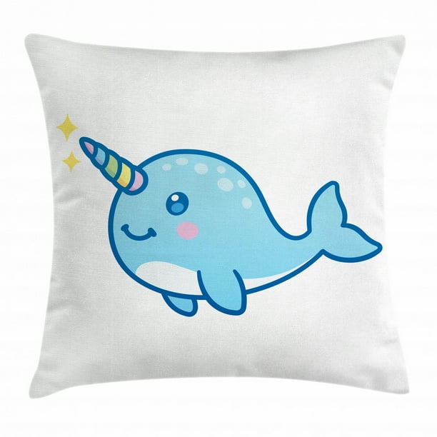 narwhal cushion