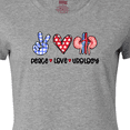 thumbnail image 4 of Inktastic Peace, Love, Urology, Healthcare Craft Women's T-Shirt, 4 of 5