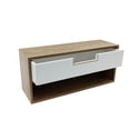 thumbnail image 3 of 15.75" White & Woodgrain Desk Drawer Cubby by Ashland  - Spring Home Decor, 3 of 4
