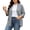 Gray, variant on 3/4 Sleeve Cardigan for Women Plus Size Open Front Duster Jacket With Pockets Casual Coat Loose Fit Outerwear for Daily Wear