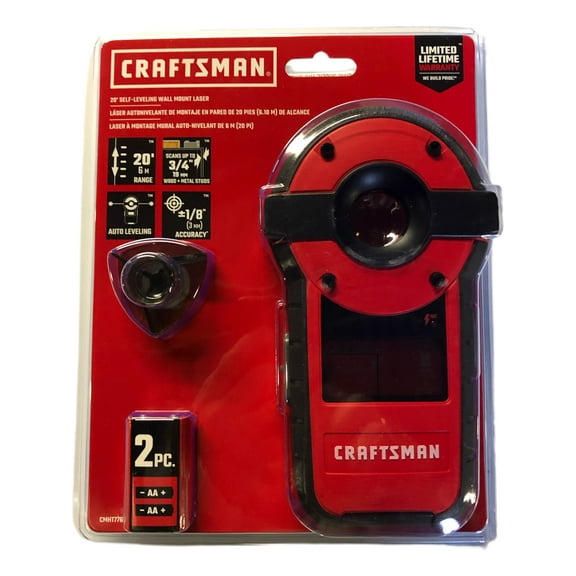 Craftsman 20-Foot Laser Level and Stud Sensor