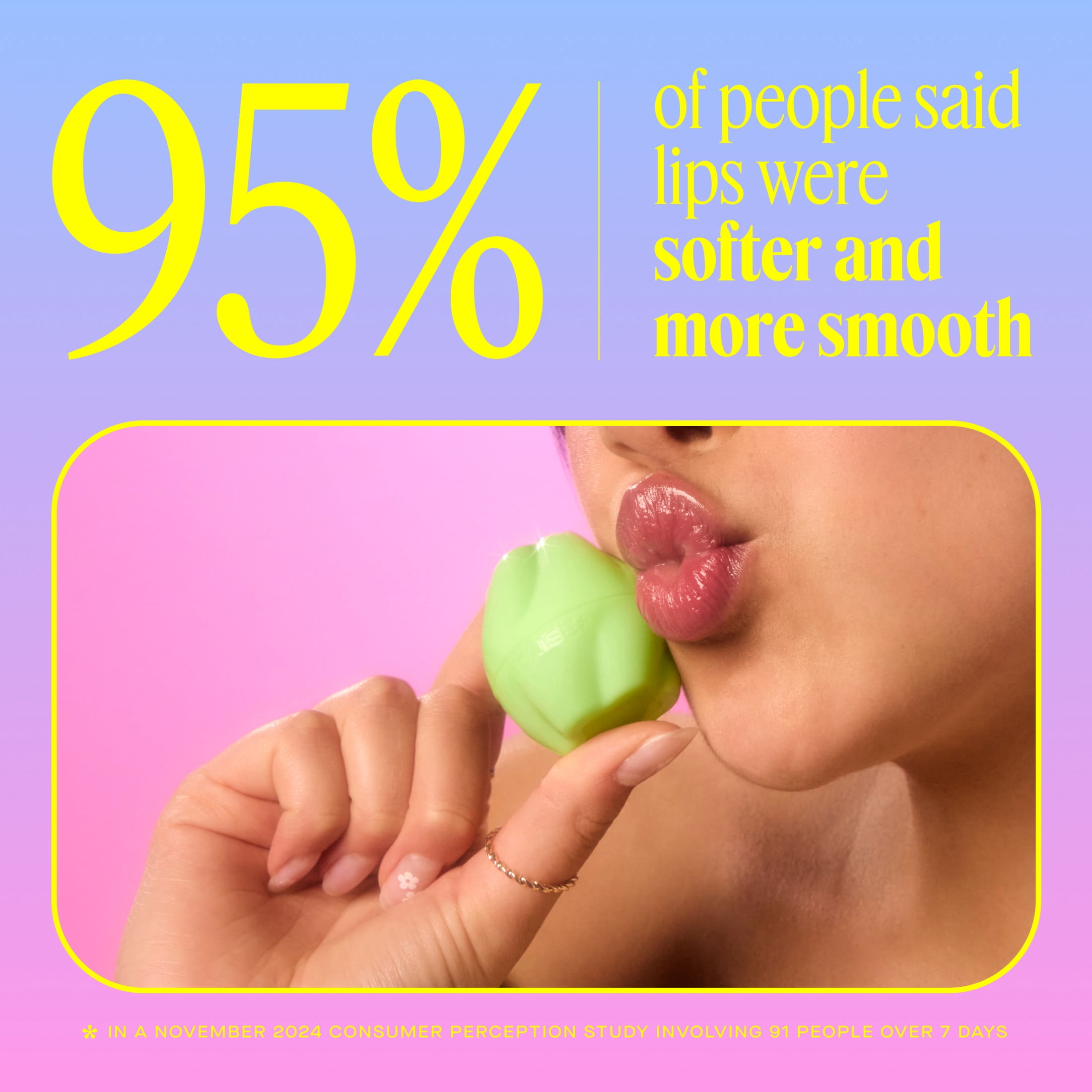 DAISE Hydrating Lip Balm in Peppy Peppermint, With Vitamin E and Shea Butter, 0.25 oz/7 g