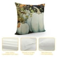 thumbnail image 4 of GOSMITH  Pillowcases Decorative White Autumn Pumpkins Fall Watercolor Blue Gray Pumpkin Throw Pillow Case Cases Cover Cushion Covers Square Sofa Two Side, 4 of 5