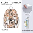 thumbnail image 5 of Dachshund Hotdog Fries Backpack for School,Cute School Bag,Schoolbag with Adjustable Shoulder Straps & Padded Back,15"x11.42"x5.5", 5 of 6