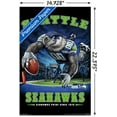 thumbnail image 3 of NFL Seattle Seahawks - End Zone 17 Wall Poster, 14.72" x 22.37", 3 of 3