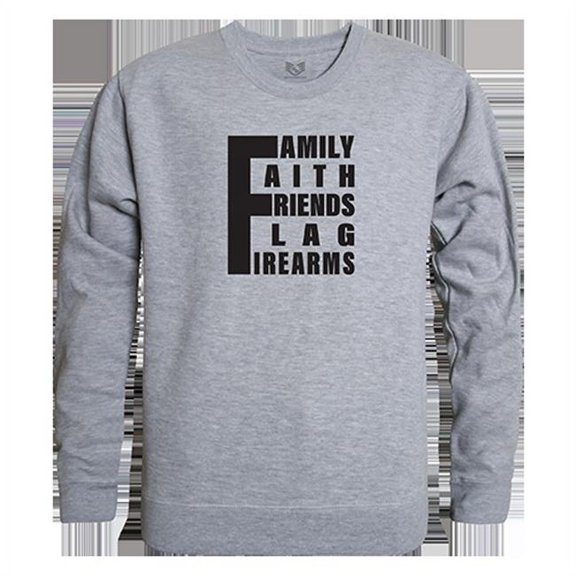 5 Things YDMW 1 Graphic Crewneck Sweatshirt, Heather Grey - Medium