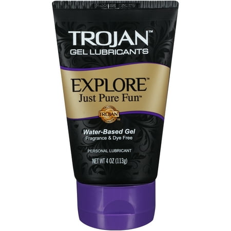 Trojan Explore Water Based Lubricant Gel - 4 oz (Best Water Based Lube)