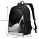 thumbnail image 5 of Fotbe Black White Fluid Sculpture Mochila con Estampado y Puerto USB para Hombre y Mujer, Mochila Antirrobo, Mochila de Viaje, Mochila Escolar, Mochila Universitaria, 5 of 7