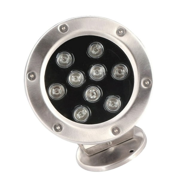 Lámpara LED de 9 W para exteriores, estanque, piscina, camping, terraza, bajo el agua Amarillo