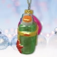 thumbnail image 5 of Coastal Beach Bag Glass Christmas Ornament, Ocean Seaside Nautical Home Tree Decoration, 5 of 6