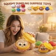 thumbnail image 2 of AoDai Sparkling Dumpling Soft-Boiled Toy - Randomly flashing dumpling box set, 10 colors of soft-boiled dumpling toys (4 pieces randomly included), 2 of 7