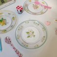 thumbnail image 4 of Small Nordic Freesia Glass Plate Lunch Salad Dishes Cake Plate Snack Tray Baking Bowl Tableware Kitchen Tools, 4 of 5